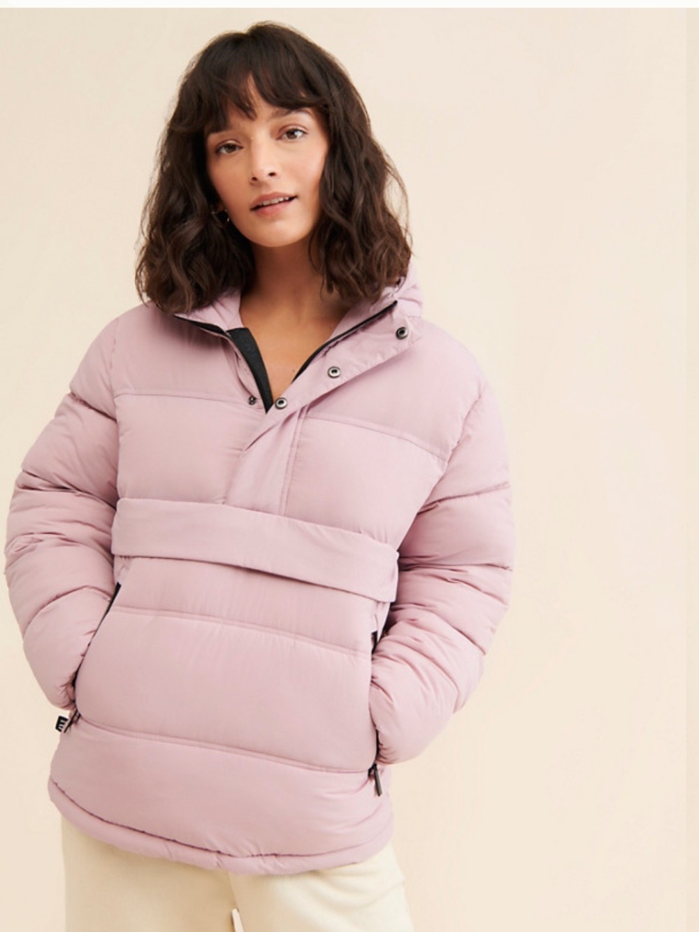 The Very Warm Anorak Puffer Jacket pink Size XS
